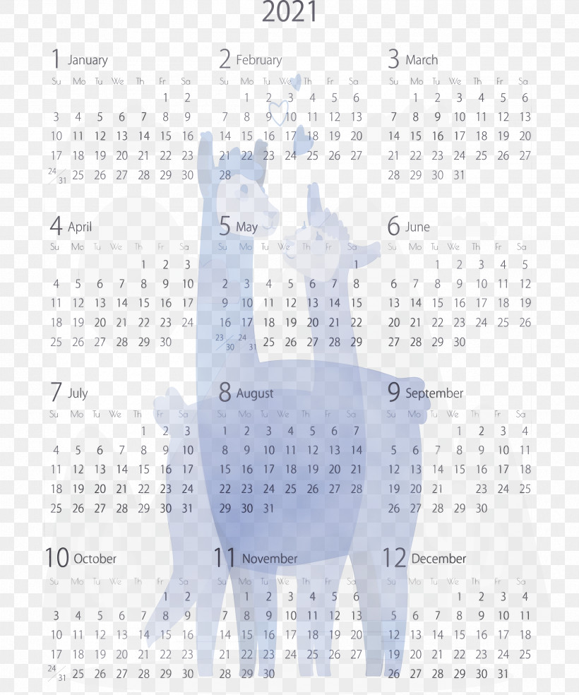 Font Calendar System Pattern Line Meter, PNG, 2498x3000px, 2021 Calendar, 2021 Yearly Calendar, Calendar System, Line, Meter Download Free