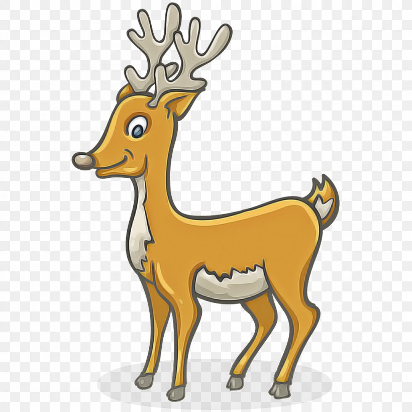 Reindeer, PNG, 1024x1024px, Deer, Animal Figure, Fawn, Reindeer, Roe Deer Download Free