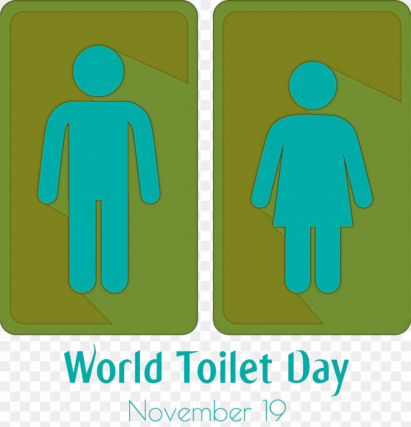 World Toilet Day Toilet Day, PNG, 2890x3000px, World Toilet Day, Green, Logo, M, Meter Download Free