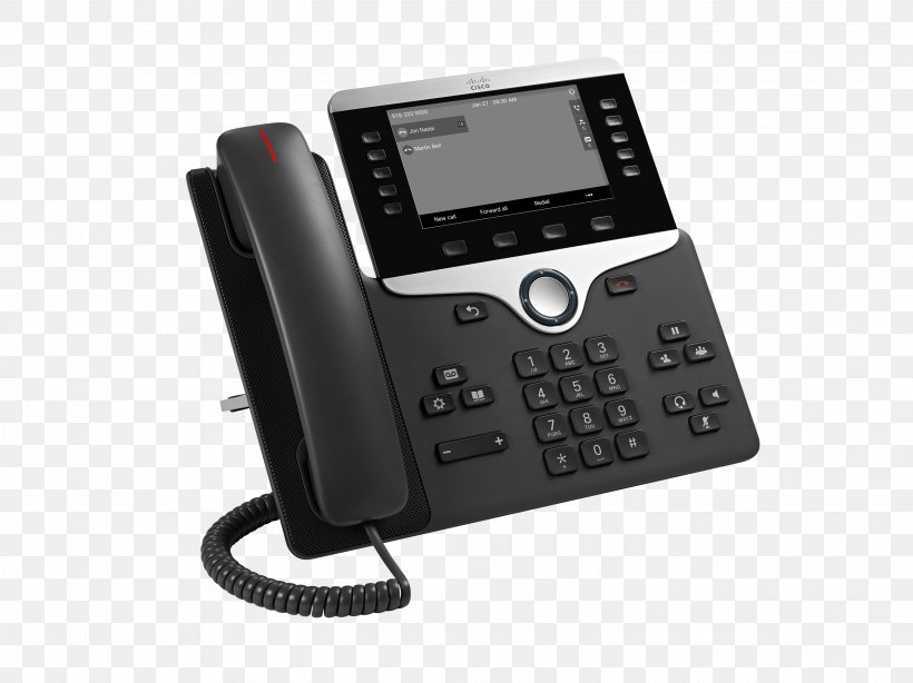 Cisco 8851 VoIP Phone, PNG, 3203x2400px, Voip Phone, Answering Machine, Caller Id, Cisco 8841, Cisco 8851 Download Free