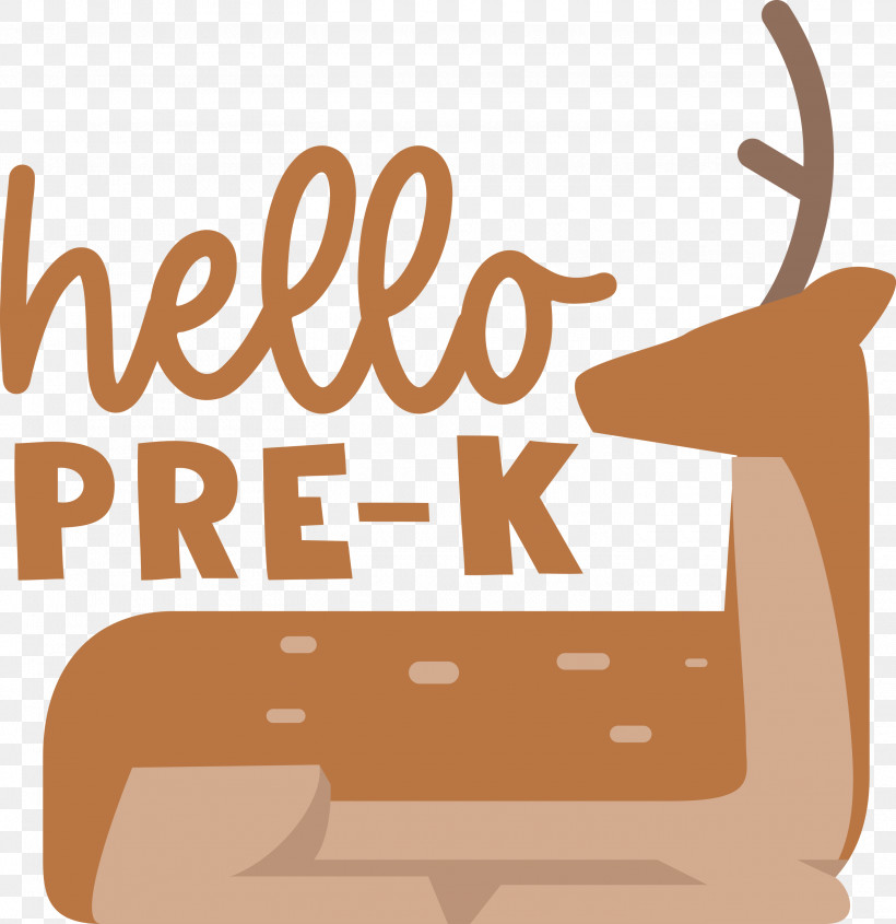 HELLO PRE K Back To School Education, PNG, 2910x3000px, Back To School, Antler, Cartoon, Deer, Education Download Free