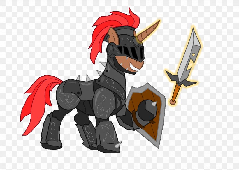 Pony Knight Drawing Fan Art, PNG, 2473x1764px, Pony, Animal Figure, Art, Black Knight, Character Download Free