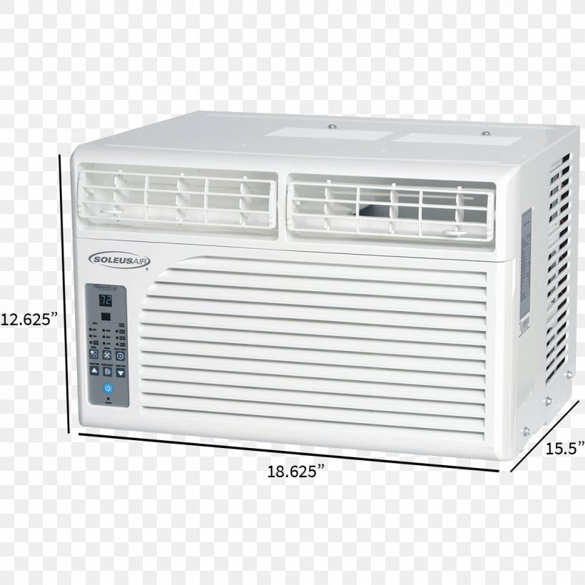 Window Air Conditioning British Thermal Unit Dehumidifier Airflow, PNG, 1200x1200px, Window, Air Conditioning, Airflow, British Thermal Unit, Condenser Download Free