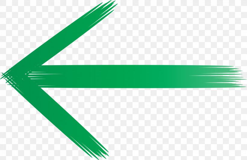 Brush Arrow, PNG, 3000x1953px, Brush Arrow, Arrow, Green, Line Download Free