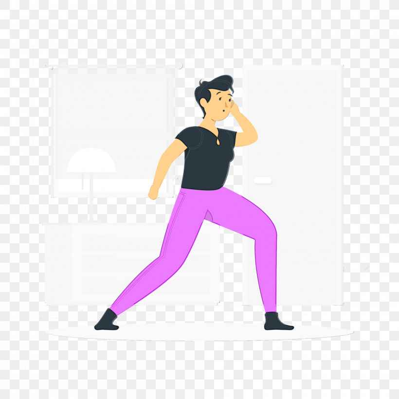 Physical Fitness Stretching Purple Shoe, PNG, 2000x2000px, Watercolor, Kellogg Brown Root Llc, Paint, Physical Fitness, Physics Download Free