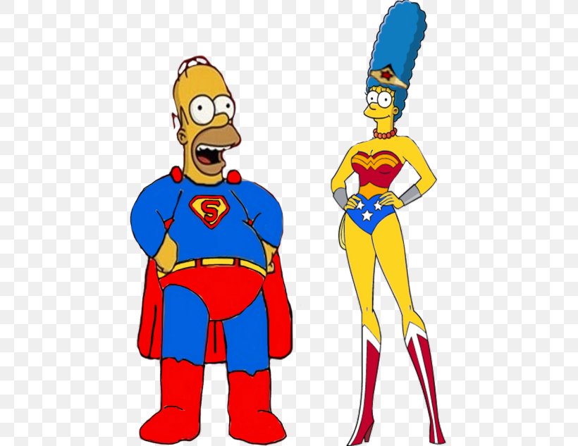 Wonder Woman Marge Simpson Wilma Flintstone Homer Simpson Pebbles Flinstone, PNG, 500x633px, Wonder Woman, Art, Cartoon, Character, Drawing Download Free