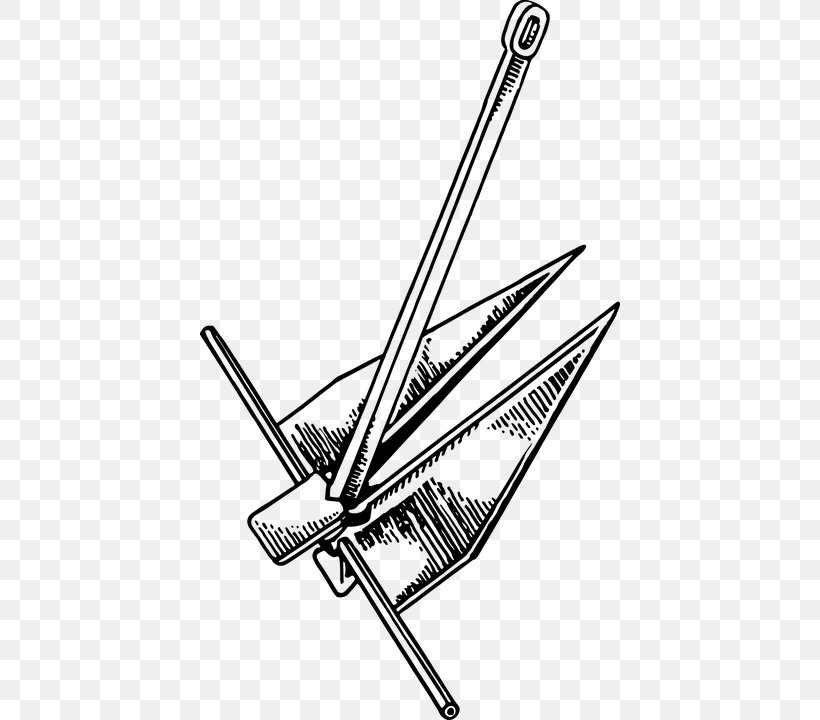 Anchor Ship Clip Art, PNG, 420x720px, Anchor, Black And White, Boat, Drawing, Line Art Download Free