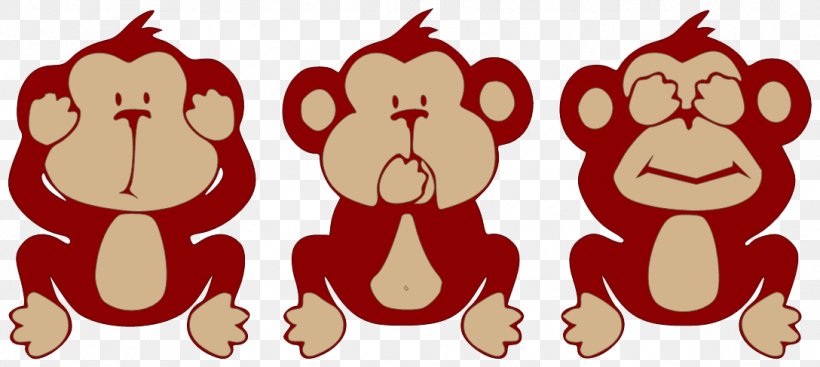 The Evil Monkey Three Wise Monkeys Clip Art, PNG, 1088x487px, Evil Monkey, Art, Carnivoran, Cartoon, Cat Like Mammal Download Free