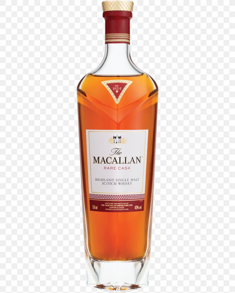 The Macallan Distillery Single Malt Whisky Whiskey Scotch Whisky Wine, PNG, 288x1024px, Macallan Distillery, Alcoholic Beverage, Barrel, Barware, Bottle Download Free