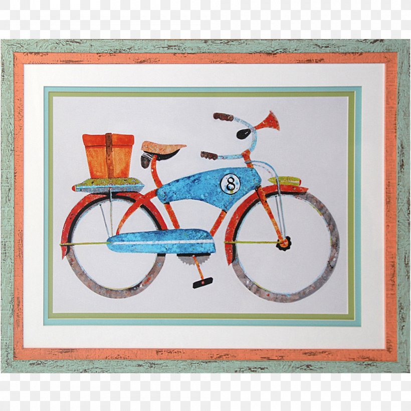 Bicycle Frames Island Art Canvas Print Printmaking, PNG, 1000x1000px, Bicycle Frames, Art, Arts, Bicycle, Bicycle Accessory Download Free