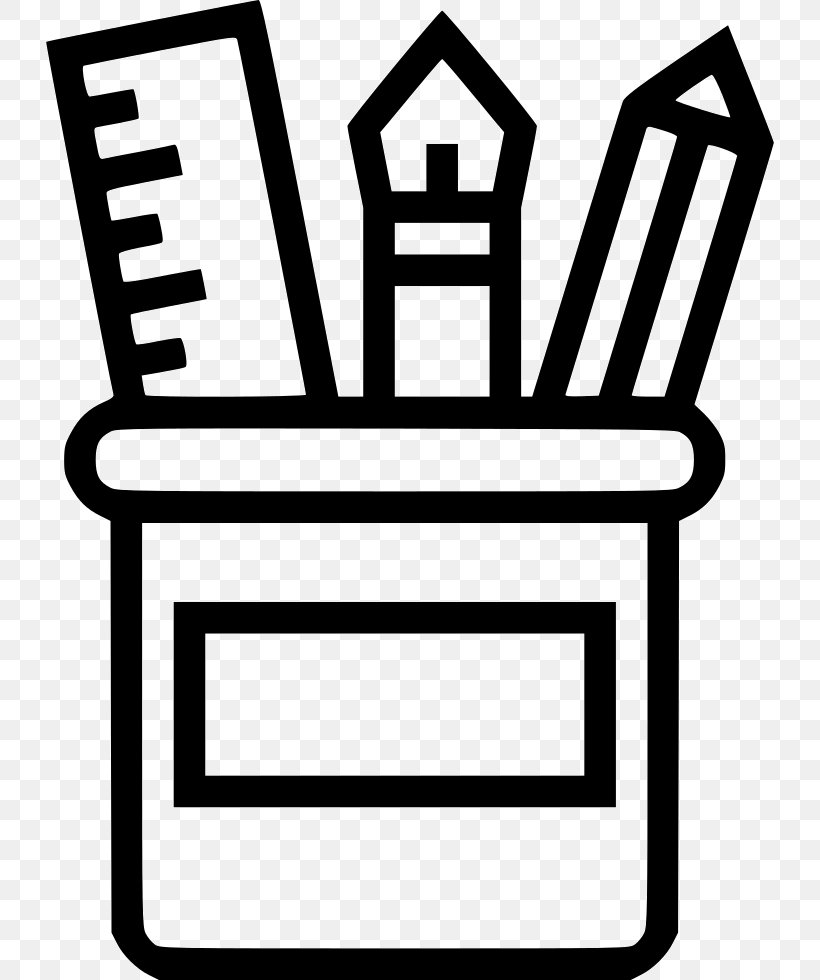 Clip Art Pencil Tool, PNG, 728x980px, Pencil, Area, Black And White, Box, Case Download Free