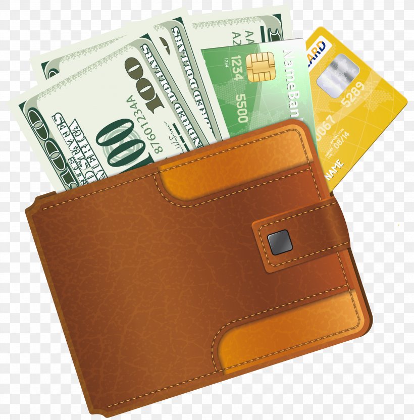 Wallet Money Clip Clip Art, PNG, 3474x3526px, Money, Banknote, Brand, Cash, Coin Download Free