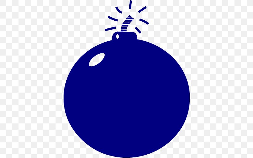 Bomb Nuclear Weapon Explosion Clip Art, PNG, 512x512px, Bomb, Blue, Christmas Ornament, Cobalt Blue, Electric Blue Download Free