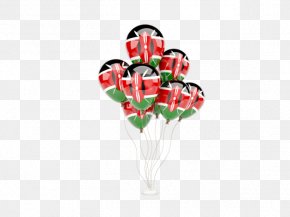 FLYING Balloons - Cut Flowers Balloon Petal Font PNG