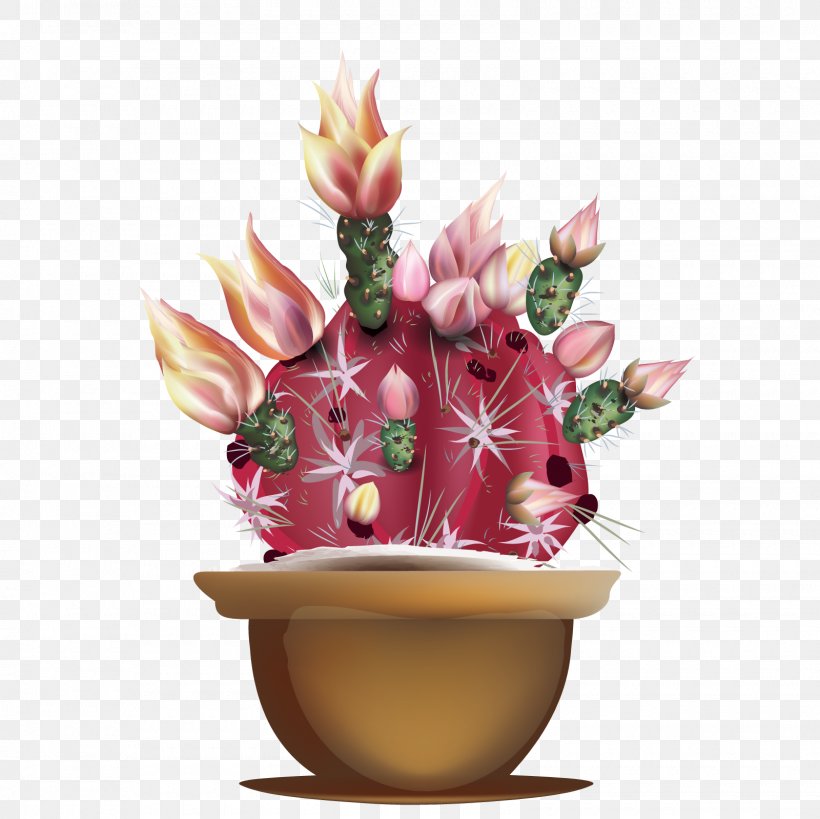 Floral Design Cactaceae, PNG, 1600x1600px, Floral Design, Cactaceae, Cartoon, Cut Flowers, Floristry Download Free
