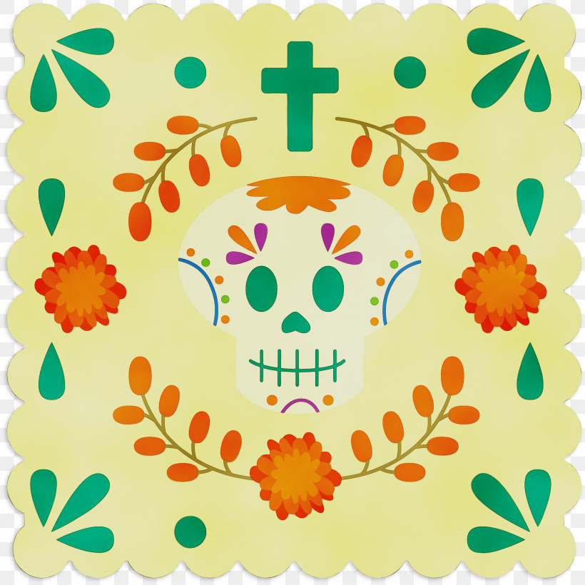 Floral Design, PNG, 2792x2792px, Mexican Elements, Area, Emoji, Floral Design, Flower Download Free