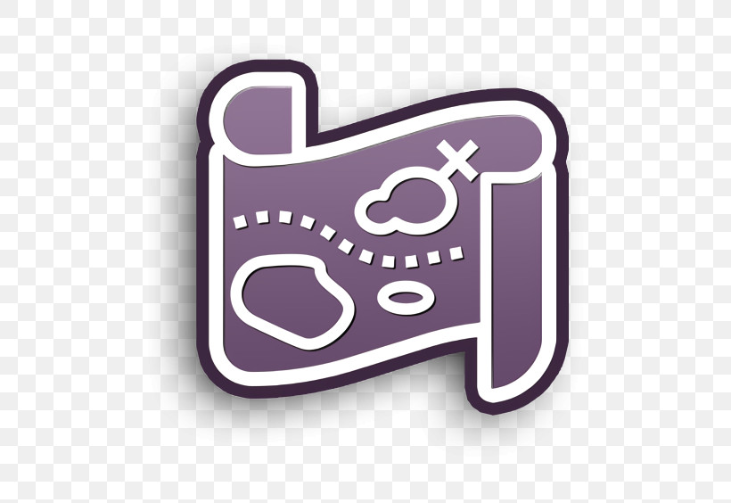 Game Elements Icon Map Icon Treasure Map Icon, PNG, 592x564px, Game Elements Icon, Finger, Logo, Map Icon, Purple Download Free