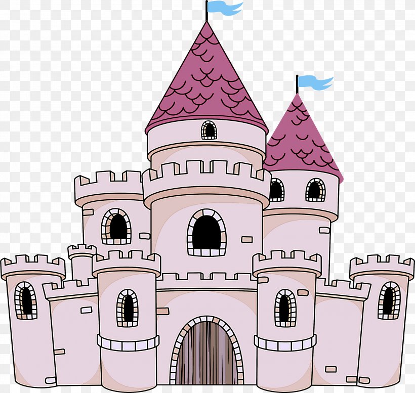 Landmark Castle Clip Art Property Architecture, PNG, 3000x2844px, Landmark, Architecture, Building, Castle, Pink Download Free