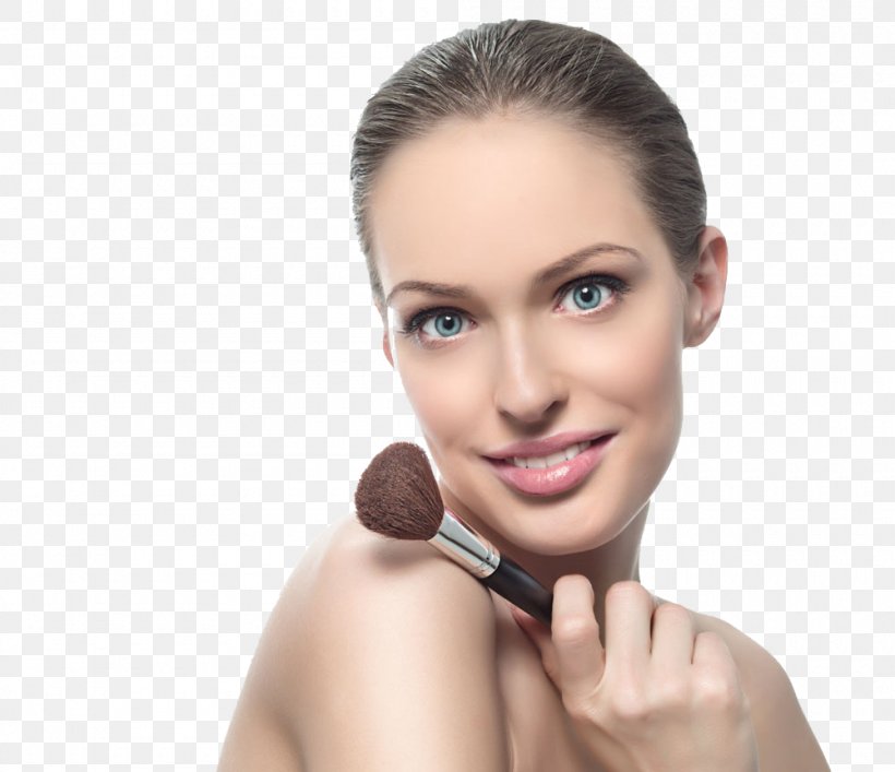 Make-up Paintbrush Cosmetics Rouge Face Powder, PNG, 1000x863px, Makeup, Bb Cream, Beauty, Brown Hair, Brush Download Free