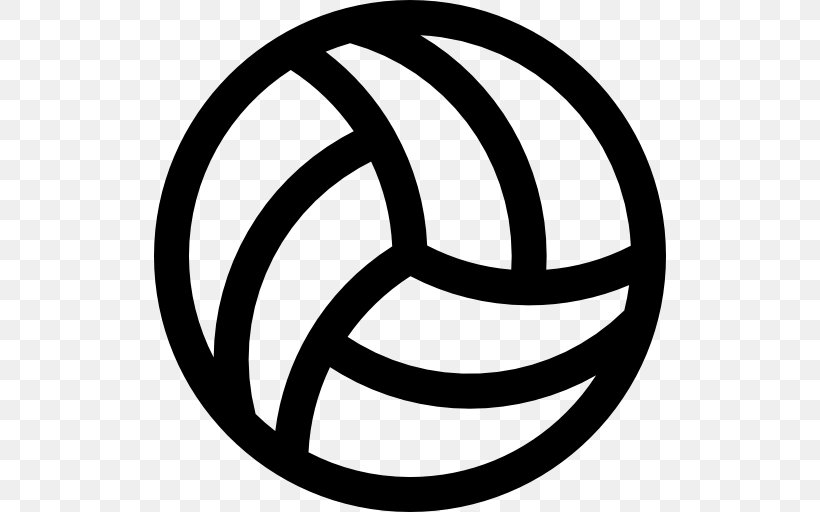 Volleyball Sport, PNG, 512x512px, Volleyball, Area, Ball, Ball Game, Black And White Download Free