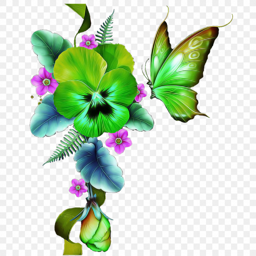 Butterfly Insect Moths And Butterflies Flower Plant, PNG, 1024x1024px, Butterfly, Cut Flowers, Flower, Impatiens, Insect Download Free