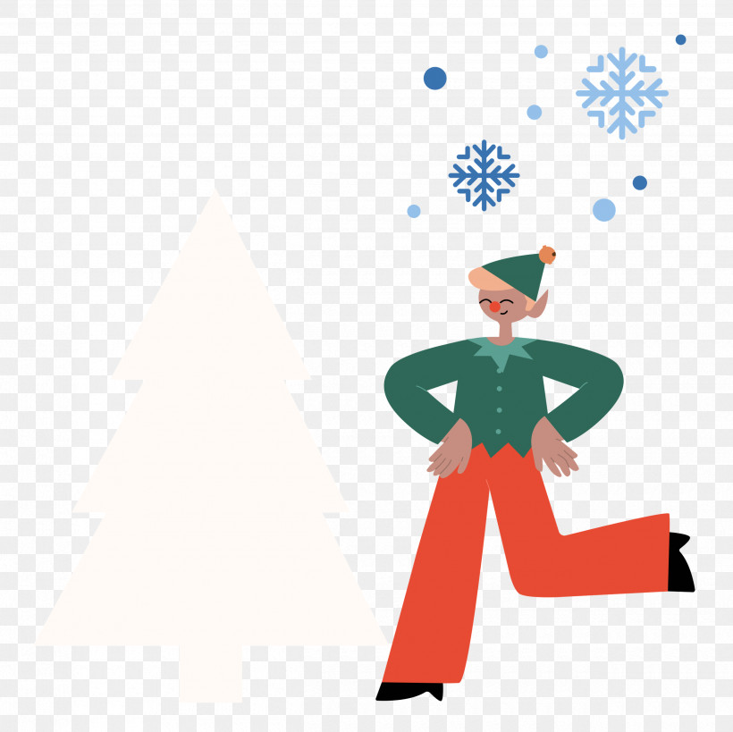 Christmas Party, PNG, 2500x2497px, Christmas, Behavior, Cartoon, Character, Geometry Download Free