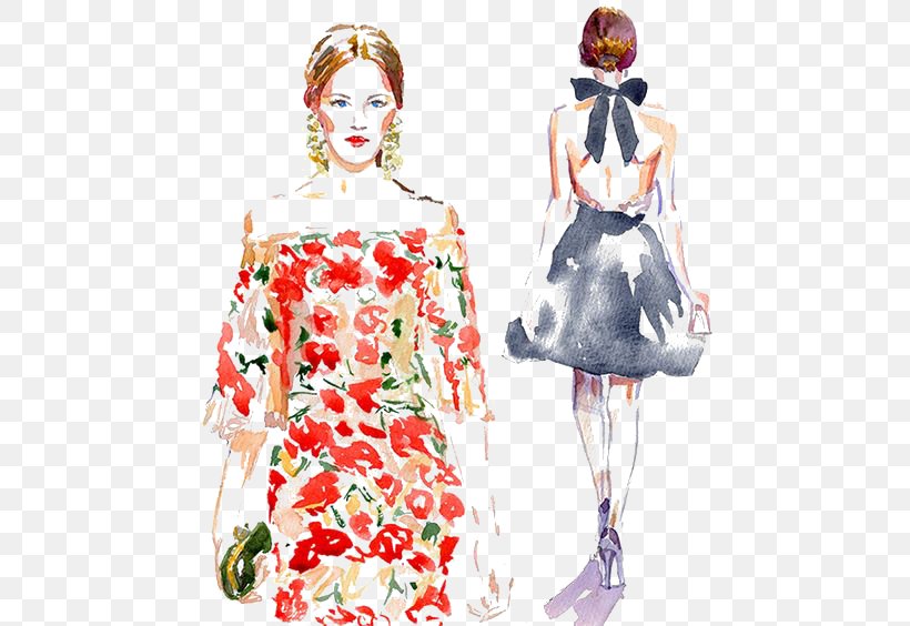 Fashion Illustration Watercolor Painting Drawing Illustration, PNG, 564x564px, Fashion, Art, Costume, Costume Design, Designer Download Free