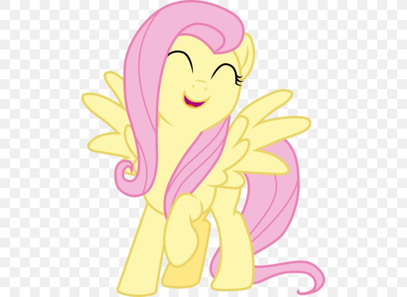 Fluttershy Pony, PNG, 491x600px, Watercolor, Cartoon, Flower, Frame, Heart Download Free