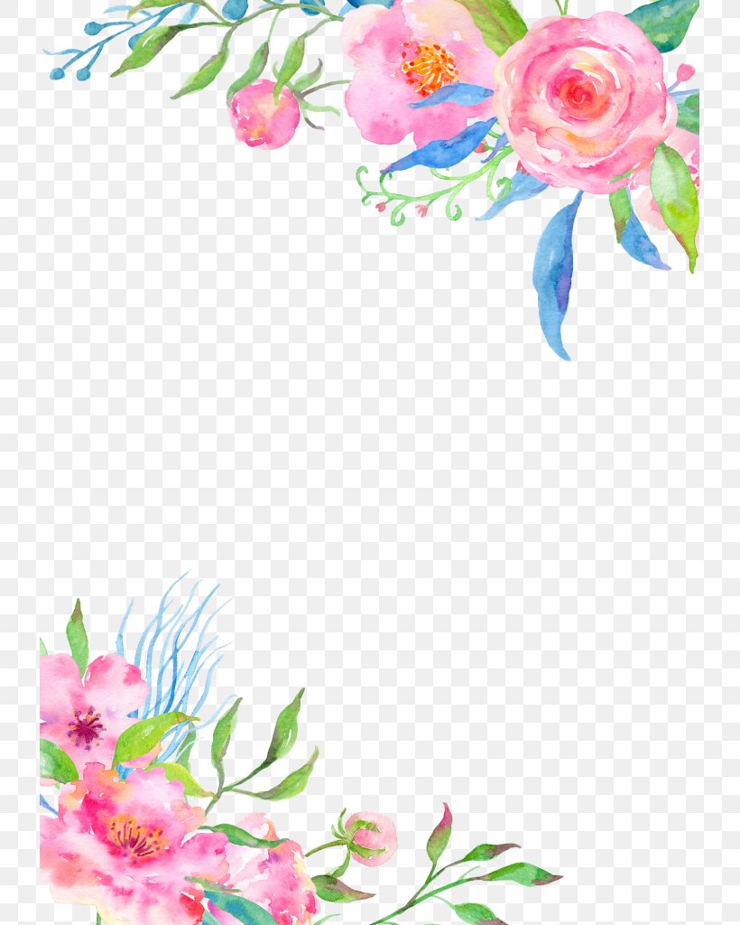 Borders And Frames Flower Entomophily Clip Art, PNG, 731x1024px, Borders And Frames, Art, Artwork, Blossom, Branch Download Free