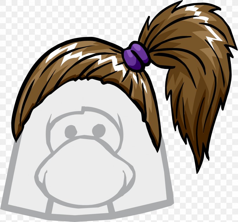 Club Penguin Blond Ponytail Color, PNG, 1828x1709px, Watercolor, Cartoon, Flower, Frame, Heart Download Free