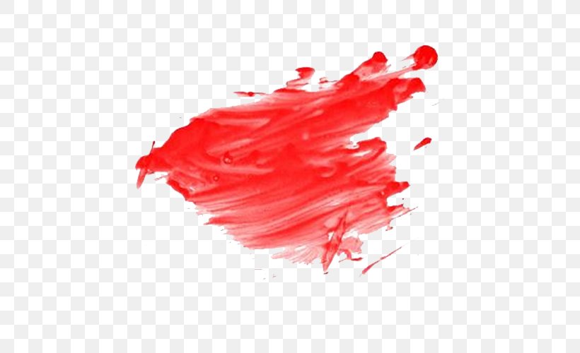 Red Painting Pigment, PNG, 500x500px, Red, Art, Color, Ink, Ink Brush Download Free