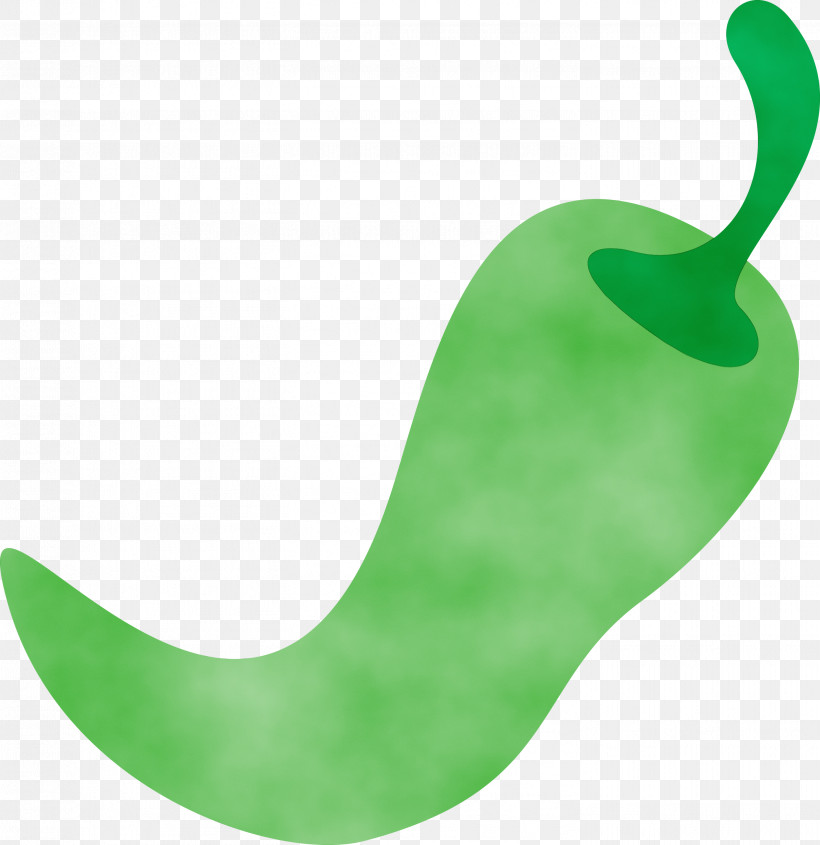Jalapeño Peppers Vegetable Royalty-free Chili Pepper, PNG, 2909x3000px, Watercolor, Bean, Bell Pepper, Chili Pepper, Paint Download Free