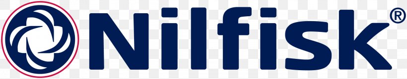 Logo Nilfisk Industrial Vacuums Brand Vacuum Cleaner, PNG, 2271x448px, Logo, Banner, Blue, Brand, Industry Download Free