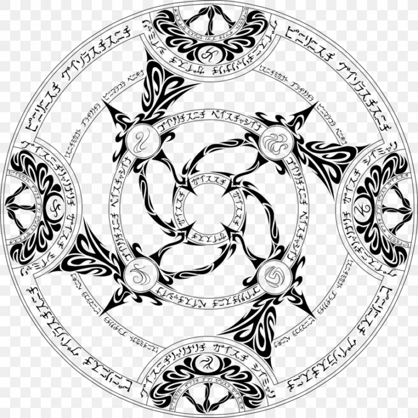 Magic Circle Art Spell, PNG, 894x894px, Magic Circle, Alchemy, Area, Art, Black And White Download Free