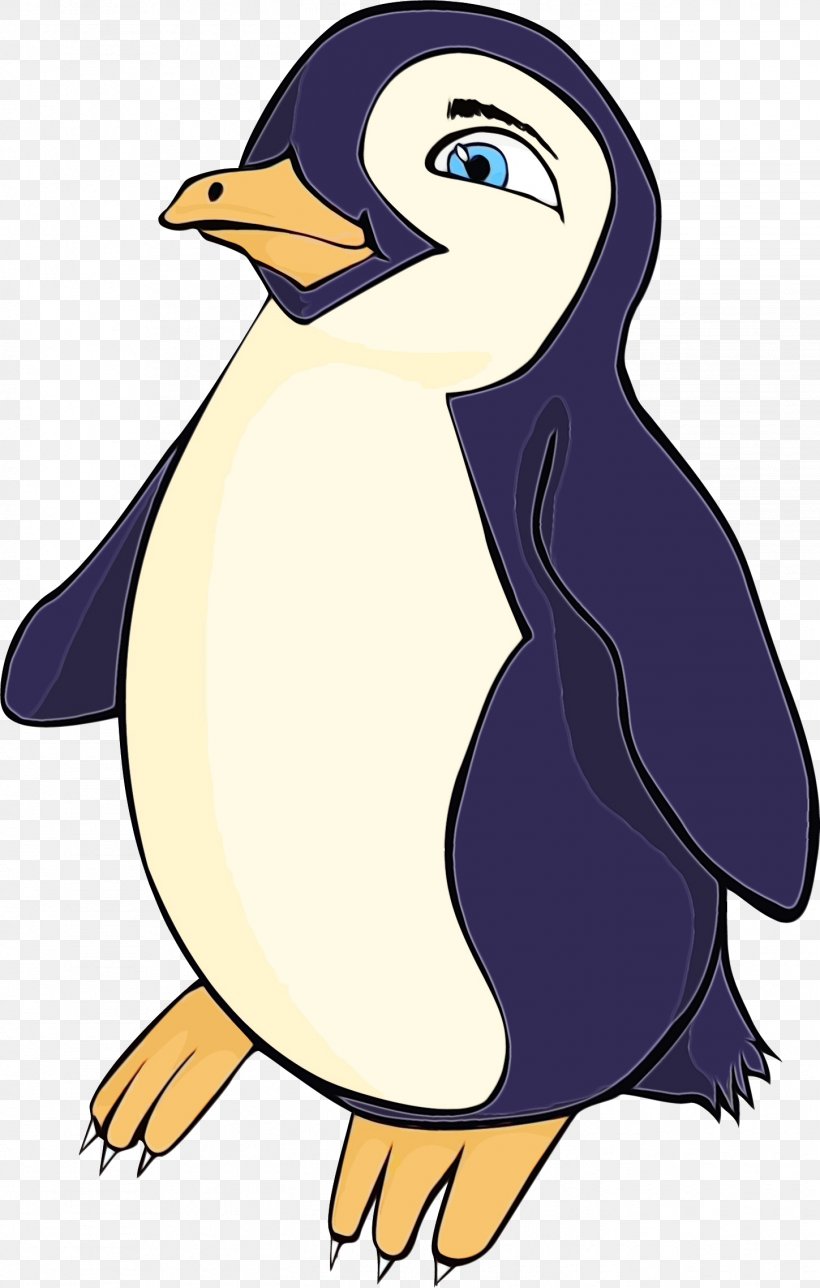 Penguin, PNG, 1449x2277px, Watercolor, Beak, Bird, Cartoon, Emperor Penguin Download Free