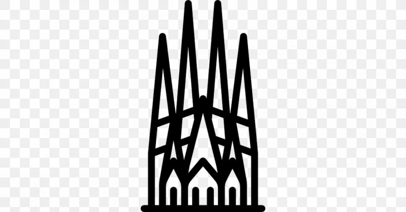 Sagrada Família Building Travel, PNG, 1200x630px, Sagrada Familia, Black, Black And White, Building, Logo Download Free