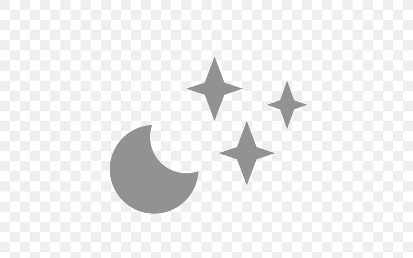 Desktop Wallpaper Star Moon, PNG, 512x512px, Star, Black And White, Crescent, Icon Design, Moon Download Free