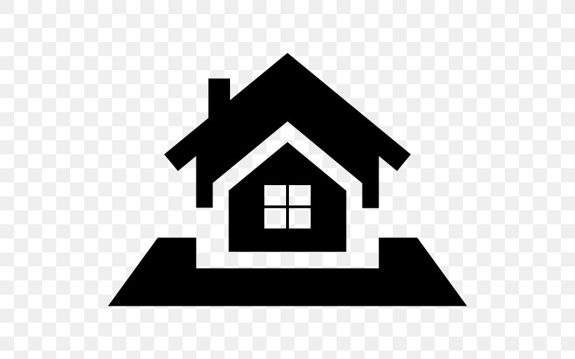 Real Estate House Symbol, PNG, 512x512px, Real Estate, Area, Black And White, Brand, Building Download Free