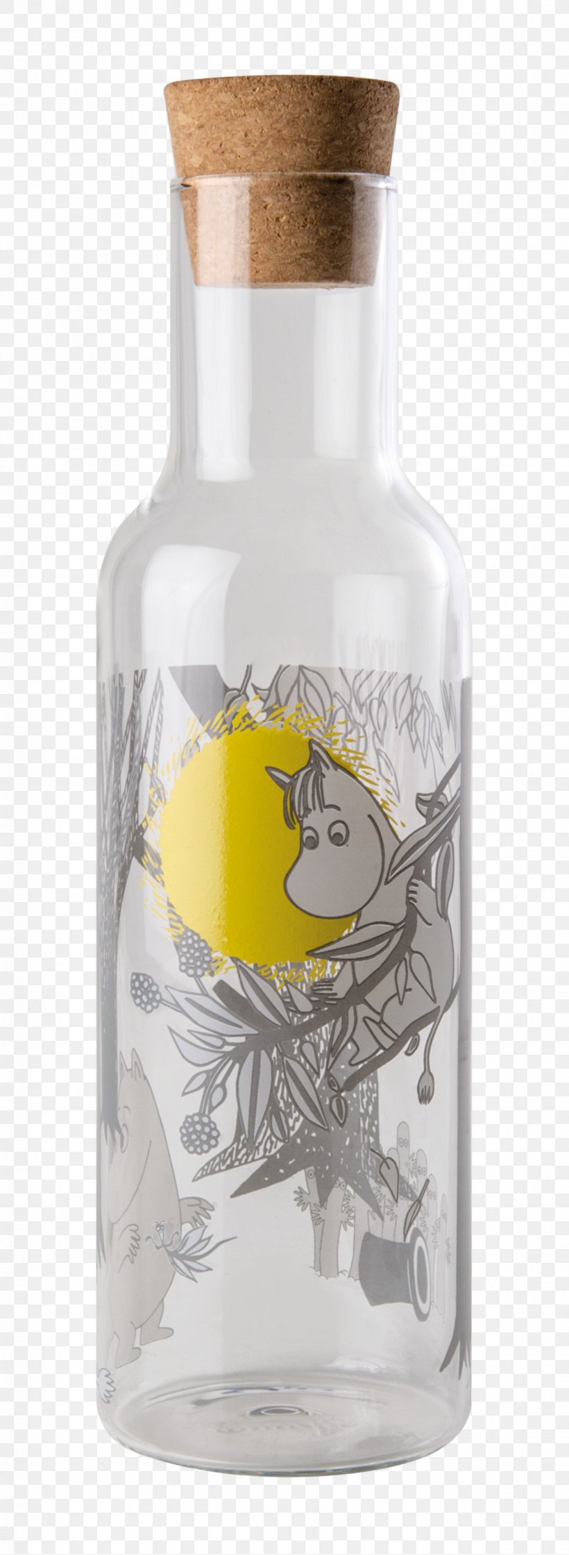 Glass Bottle Moomins Karafa Moomin 1l, PNG, 1170x3198px, Glass Bottle, Barware, Bottle, Cork, Drink Download Free