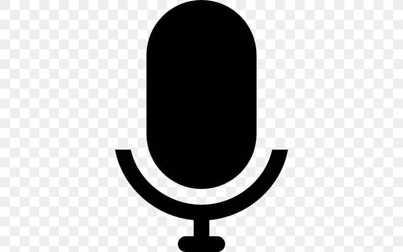 Microphone Voice User Interface Clip Art, PNG, 512x512px, Microphone, Audio, Black And White, Button, Human Voice Download Free