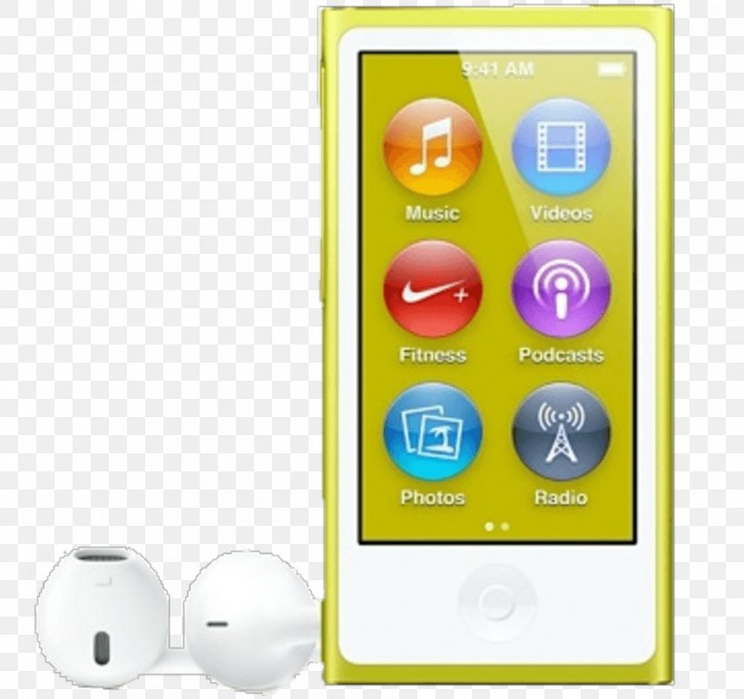 Apple IPod Nano (7th Generation) IPod Touch Portable Media Player, PNG, 956x900px, Ipod Nano, Apple, Apple Earbuds, Apple Ipod Nano 7th Generation, Cellular Network Download Free