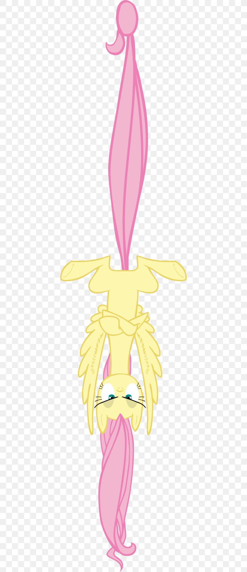 Fluttershy Rainbow Dash Princess Luna My Little Pony, PNG, 420x1896px, Watercolor, Cartoon, Flower, Frame, Heart Download Free