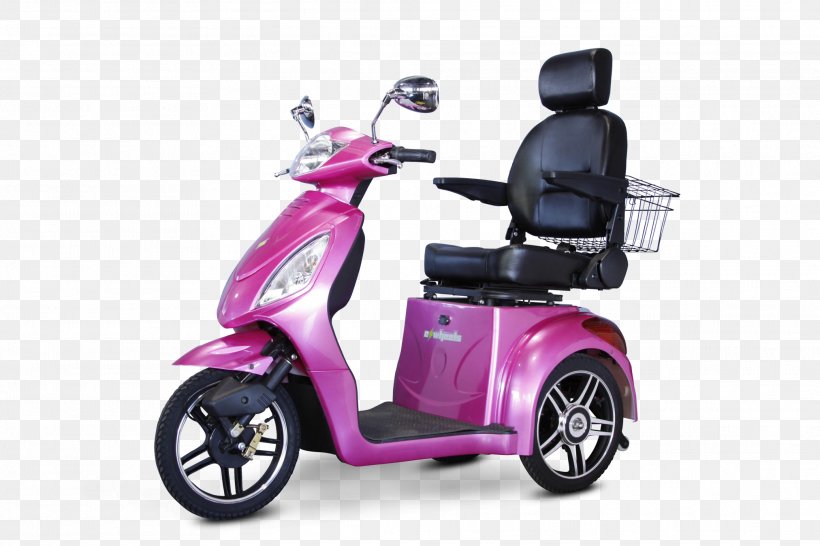 Mobility Scooters Electric Vehicle Three-wheeler, PNG, 2024x1349px, Scooter, Battery Electric Vehicle, Electric Motor, Electric Motorcycles And Scooters, Electric Vehicle Download Free