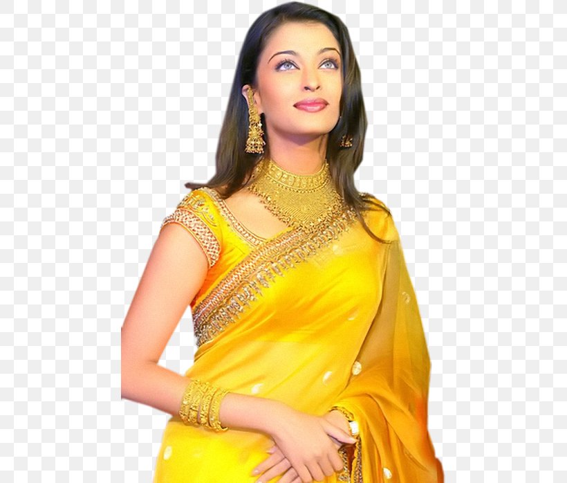 Aishwarya Rai Sari Blouse Yellow Shirt, PNG, 470x698px, Aishwarya Rai, Abdomen, Blouse, Blue, Clothing Download Free