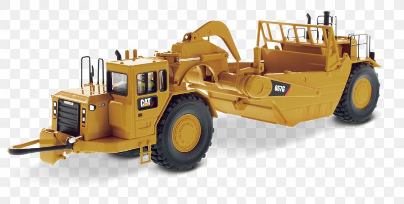 Caterpillar Inc. Wheel Tractor-scraper Die-cast Toy 1:50 Scale, PNG, 1000x505px, 150 Scale, Caterpillar Inc, Bulldozer, Construction Equipment, Diecast Toy Download Free