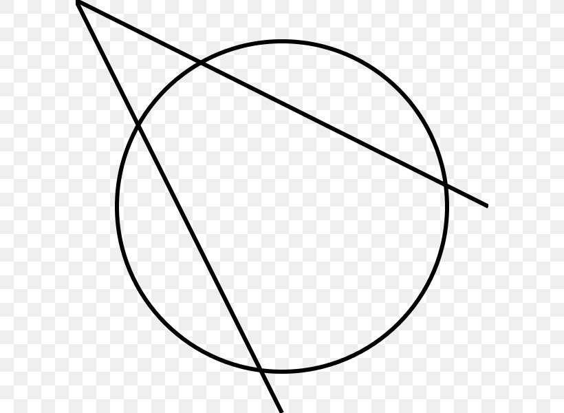 Circle Angle Exterior Zirkunferentzia Batekiko Kanpo-angelu Circumference, PNG, 600x600px, Angle Exterior, Area, Black, Black And White, Circumference Download Free