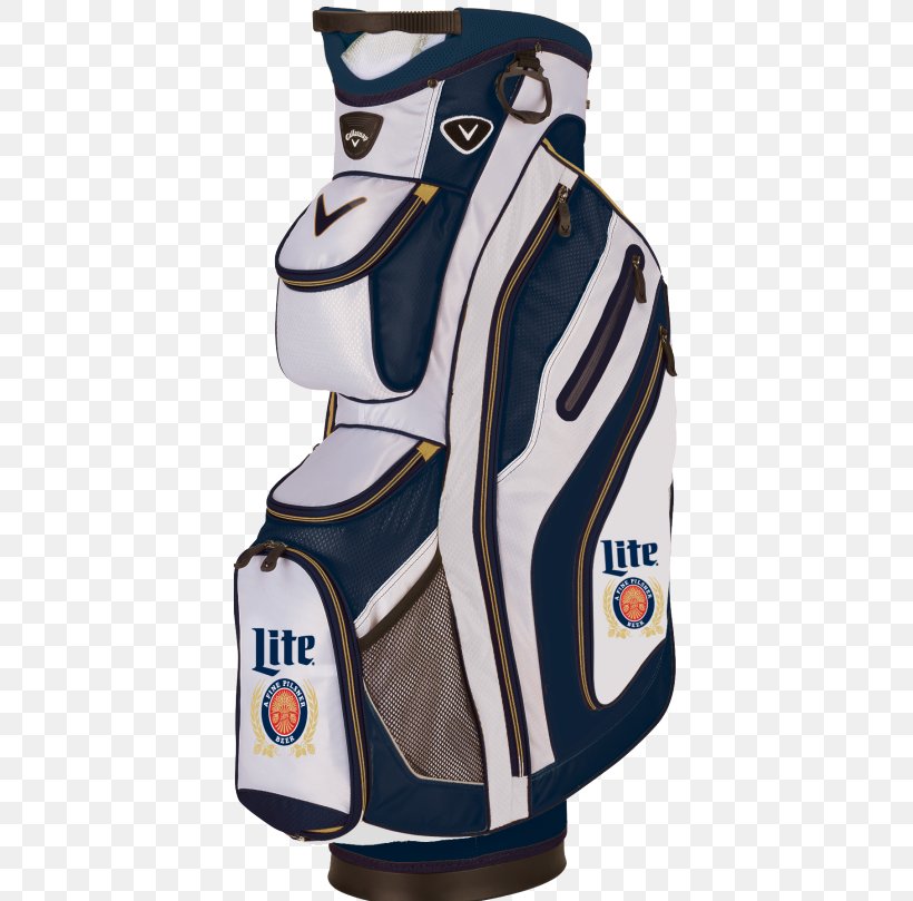 Miller Lite Golfbag Callaway Golf Company, PNG, 400x809px, Miller Lite, Backpack, Bag, Baseball Equipment, Baseball Protective Gear Download Free