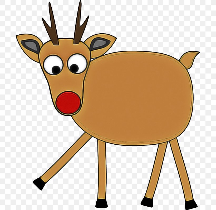 Reindeer, PNG, 702x800px, Cartoon, Deer, Fawn, Reindeer Download Free