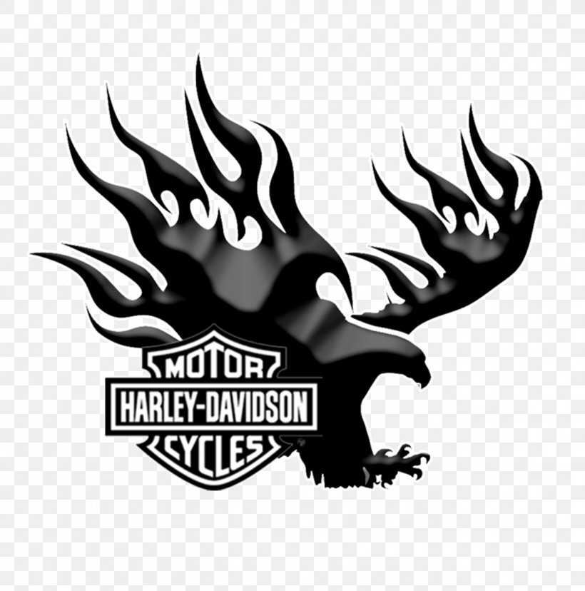 Harley-Davidson Of The Woodlands Motorcycle Logo, PNG, 1294x1308px, Harleydavidson Of The Woodlands, Automotive Industry, Bird, Black And White, Brand Download Free