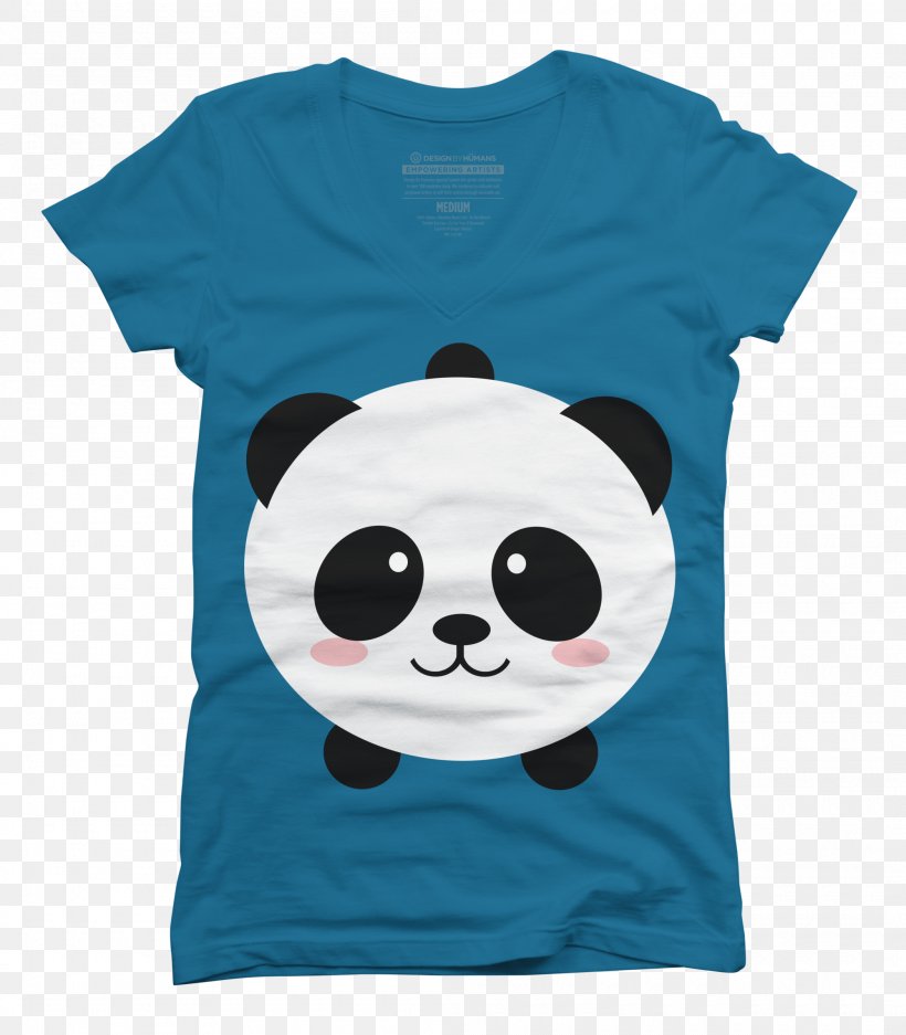 T-shirt Panda Bear, Panda Bear, What Do You See? Giant Panda Hoodie, PNG, 2100x2400px, Tshirt, Bear, Black, Blue, Clothing Download Free